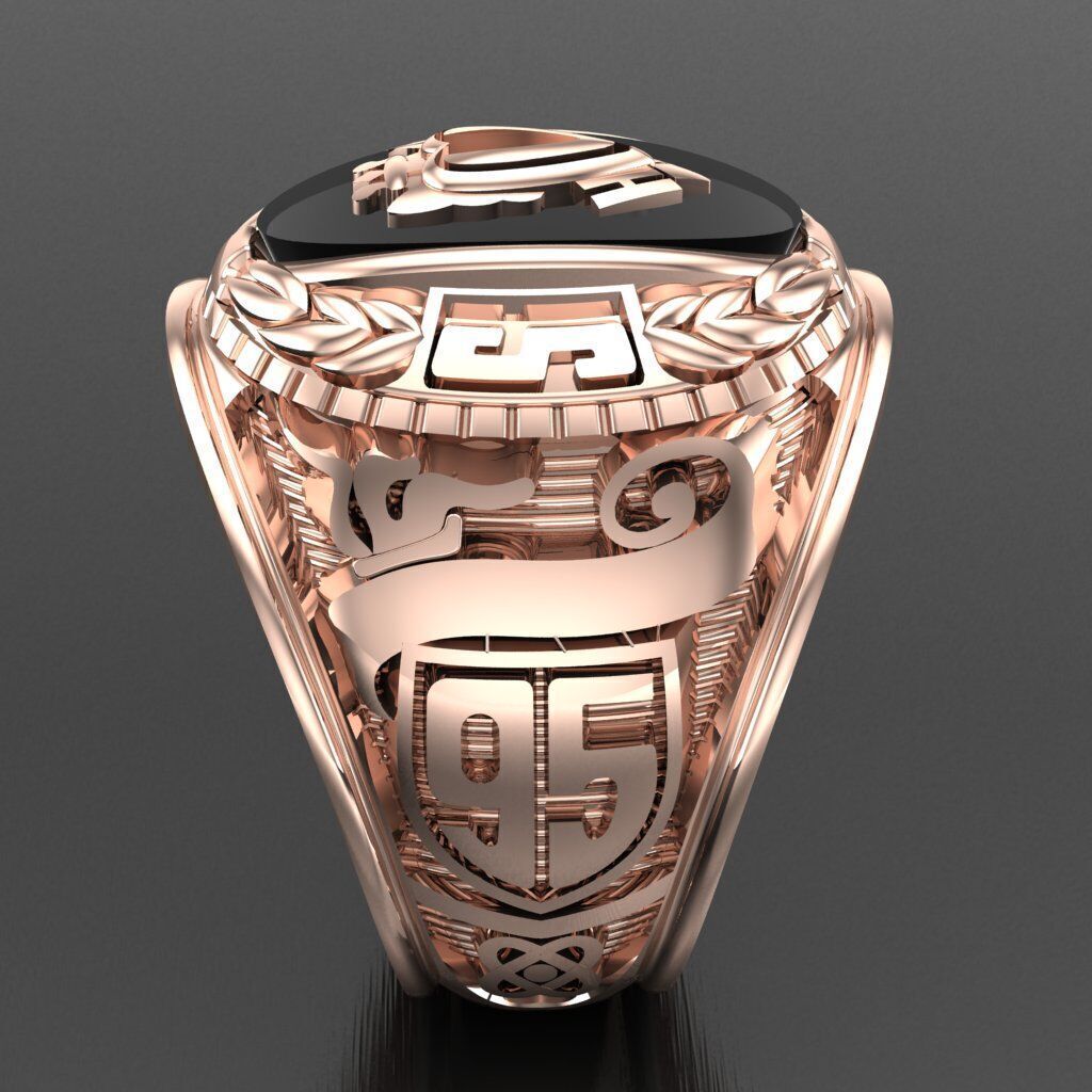 Modern Men Ring 3D CAD File 6MR099 3D print model_11