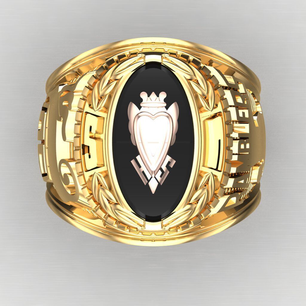 Modern Men Ring 3D CAD File 6MR099 3D print model_9