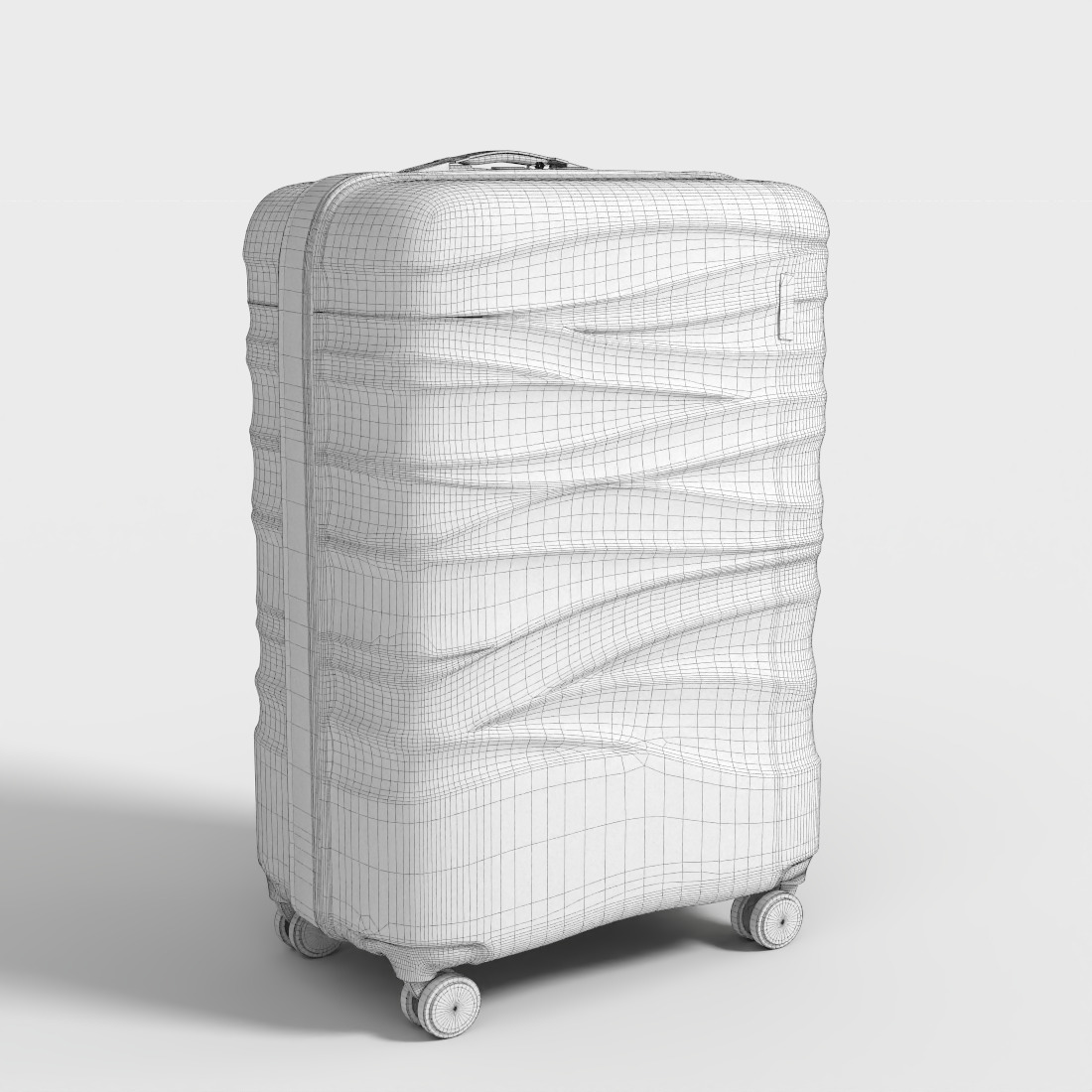 CASCADE LUGGAGE  Low-poly 3D model_7