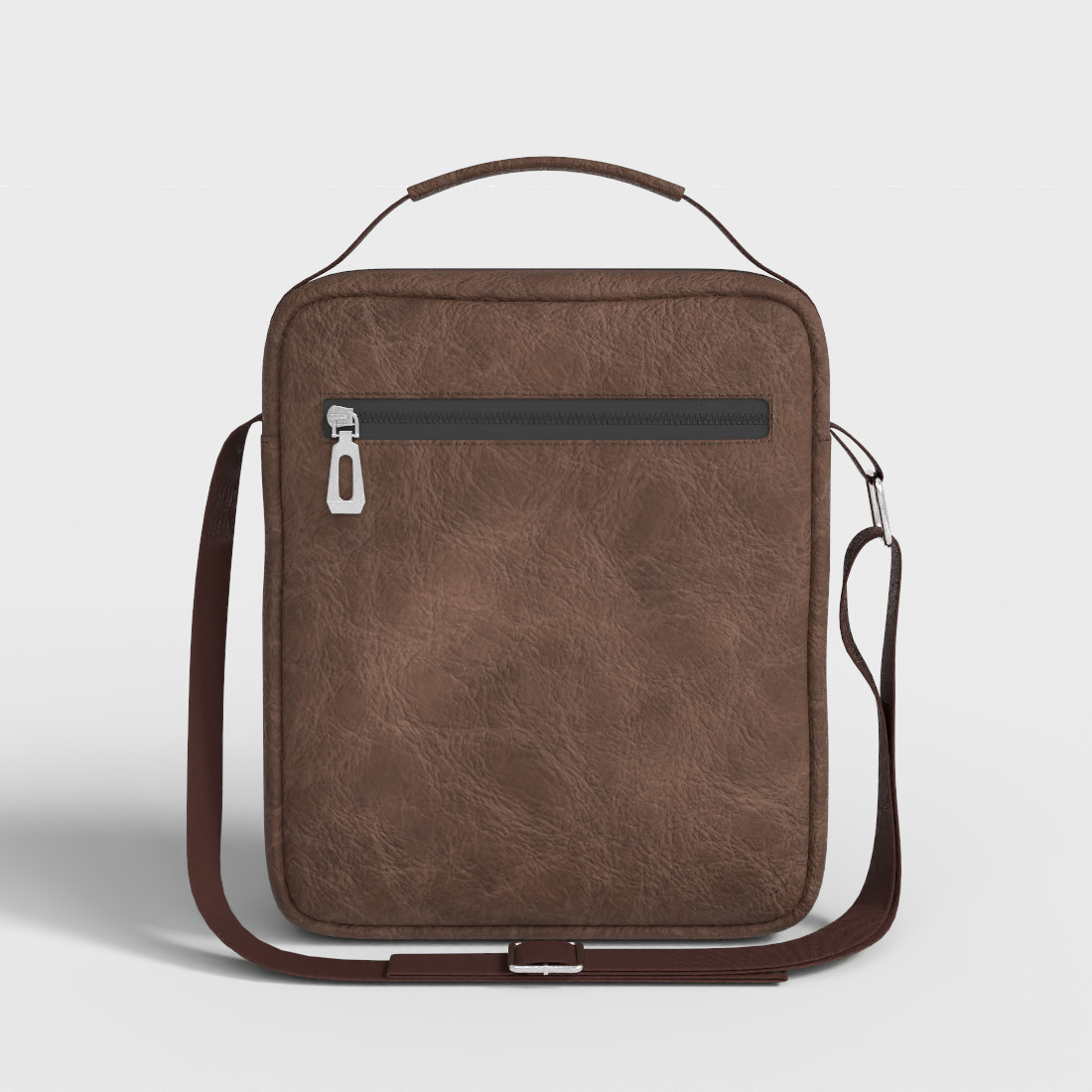 MENS CROSSBODY BAG Low-poly 3D model_3