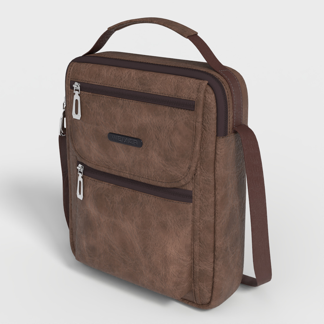 MENS CROSSBODY BAG Low-poly 3D model_4