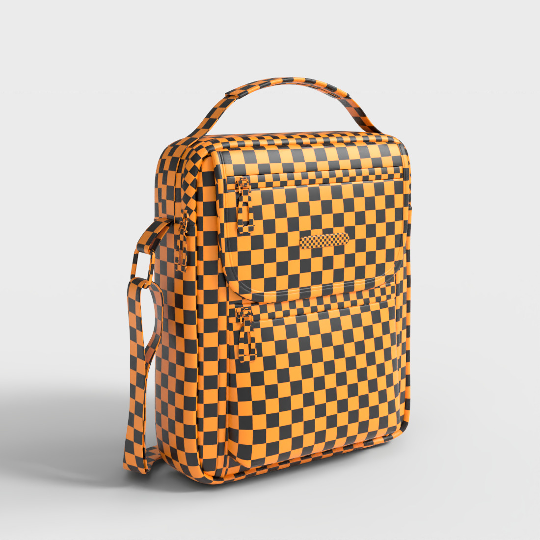 MENS CROSSBODY BAG Low-poly 3D model_6