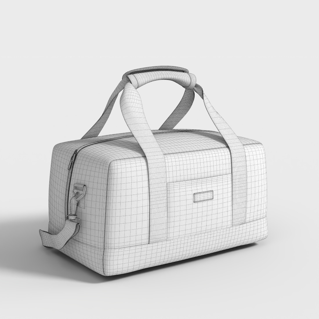 RYANAIR CABIN BAG Low-poly 3D model_7