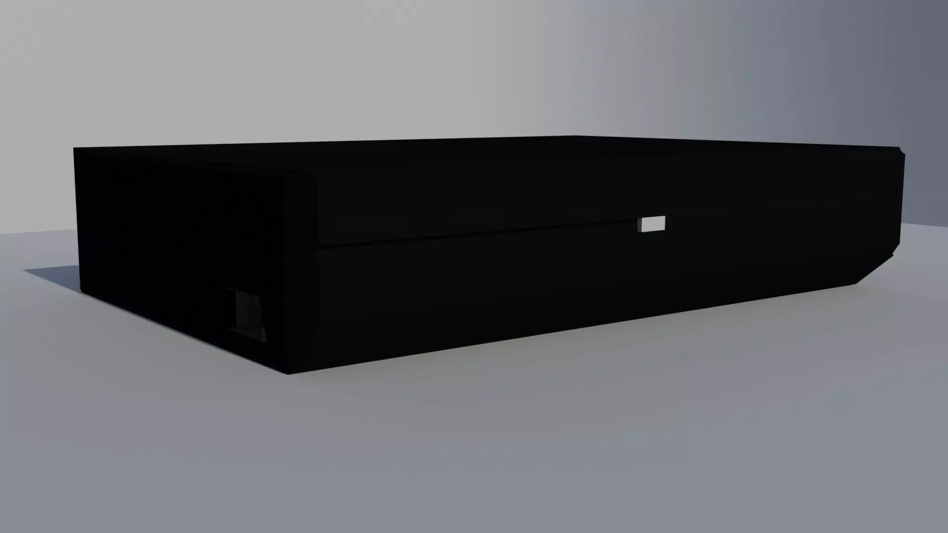 Xbox One Console Free low-poly 3D model_0