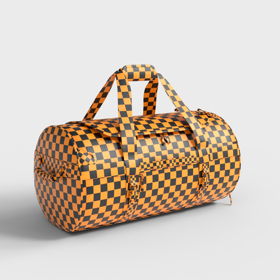 GYM DUFFLE BAG Low-poly 3D model_6