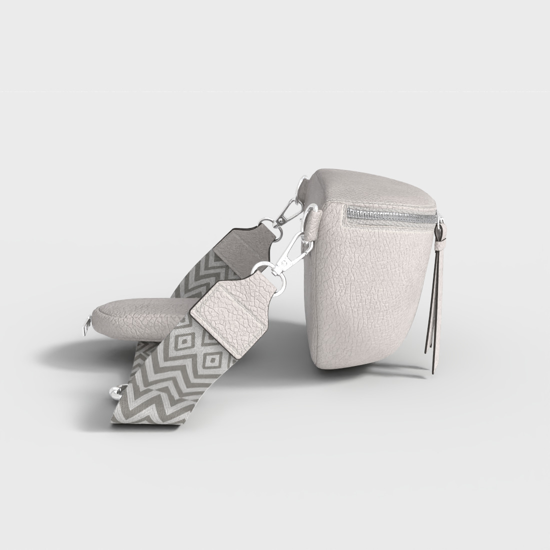 WOMENS HANDBAG Low-poly 3D model_2