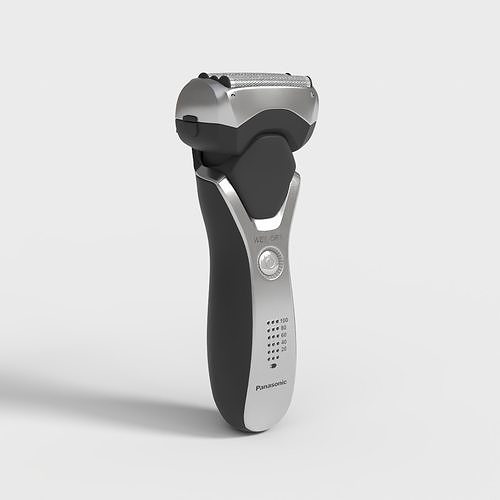 HOUSEHOLD RECHARGABLE SHAVER Low-poly 3D model