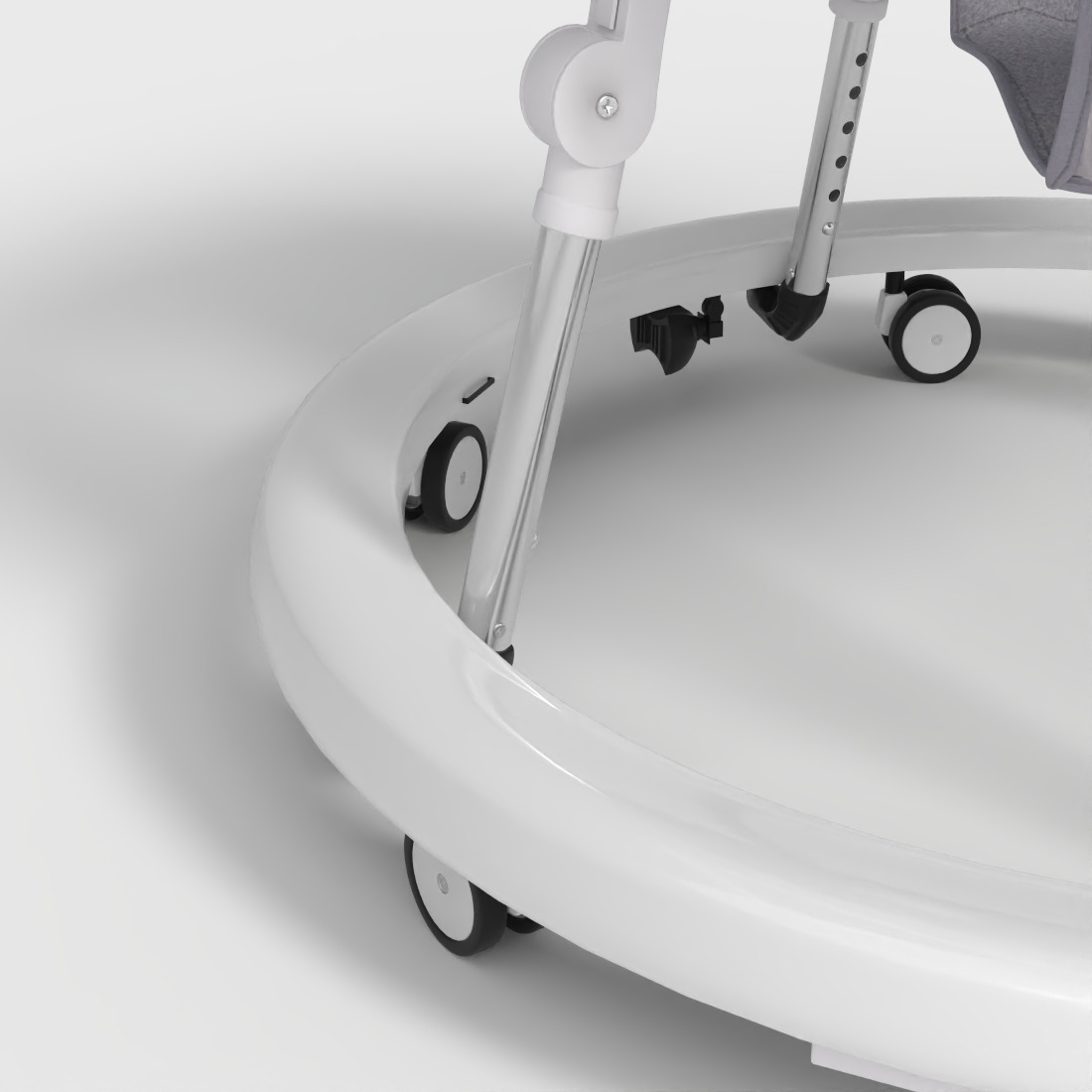 BABY WALKER WITH WHEELS  Low-poly 3D model_5