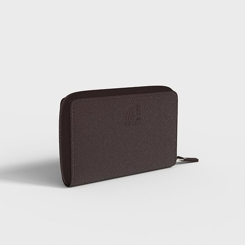 LEATHER CREDIT CARD CASE Low-poly 3D model