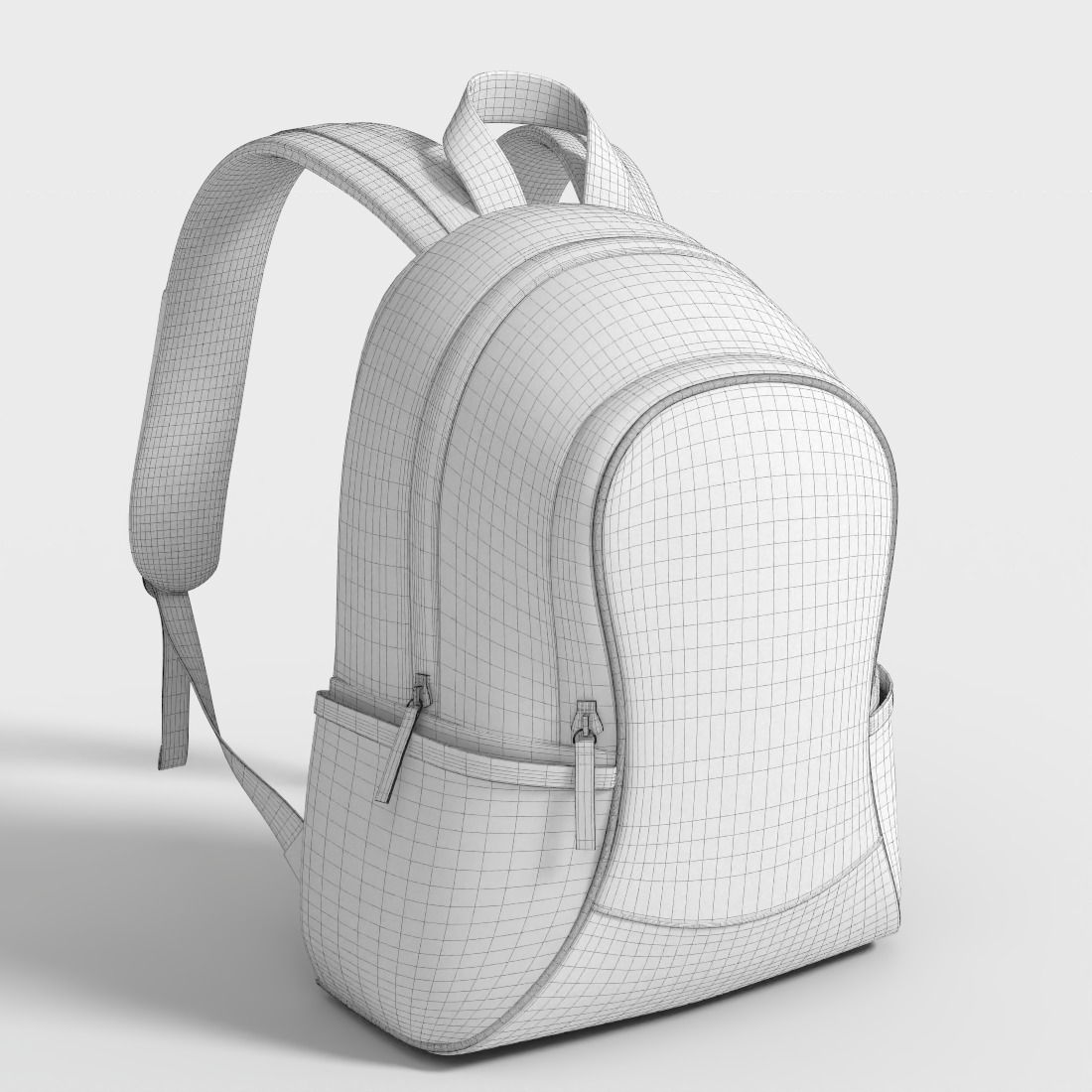 PAW PATROL CAHSE BACKPACK Low-poly 3D model_7