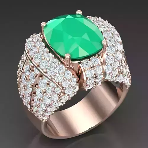 Modern Men Ring 3D CAD File 6MR065