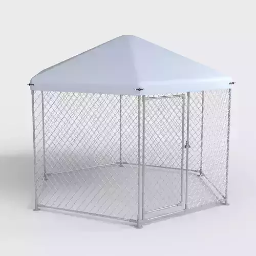 DOG KENNEL Low-poly 3D model