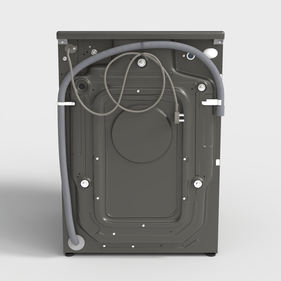 HAIER WASHING MACHINE Low-poly 3D model_3