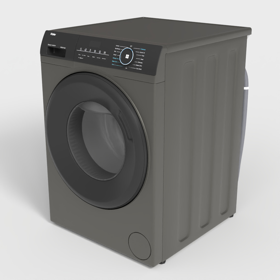 HAIER WASHING MACHINE Low-poly 3D model_4