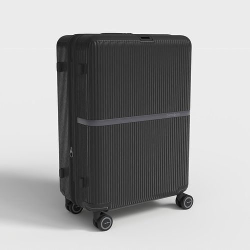SAMSONITE CABIN SUITCASE Low-poly 3D model
