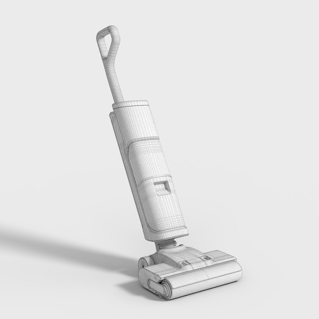 WET DRY VACUUM CLEANER Low-poly 3D model_7