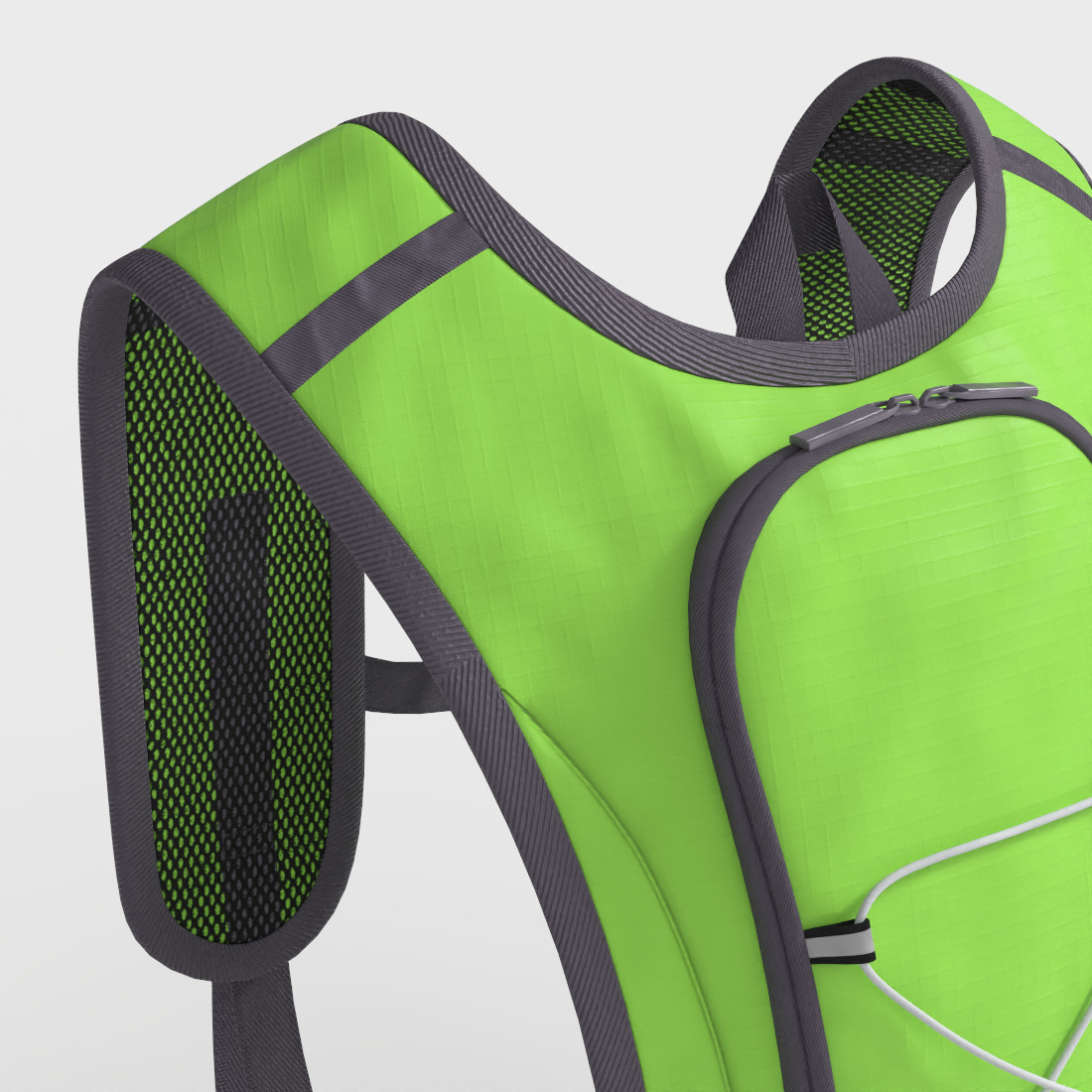 MOUNTAIN BIKE BACKPACK Low-poly 3D model_5