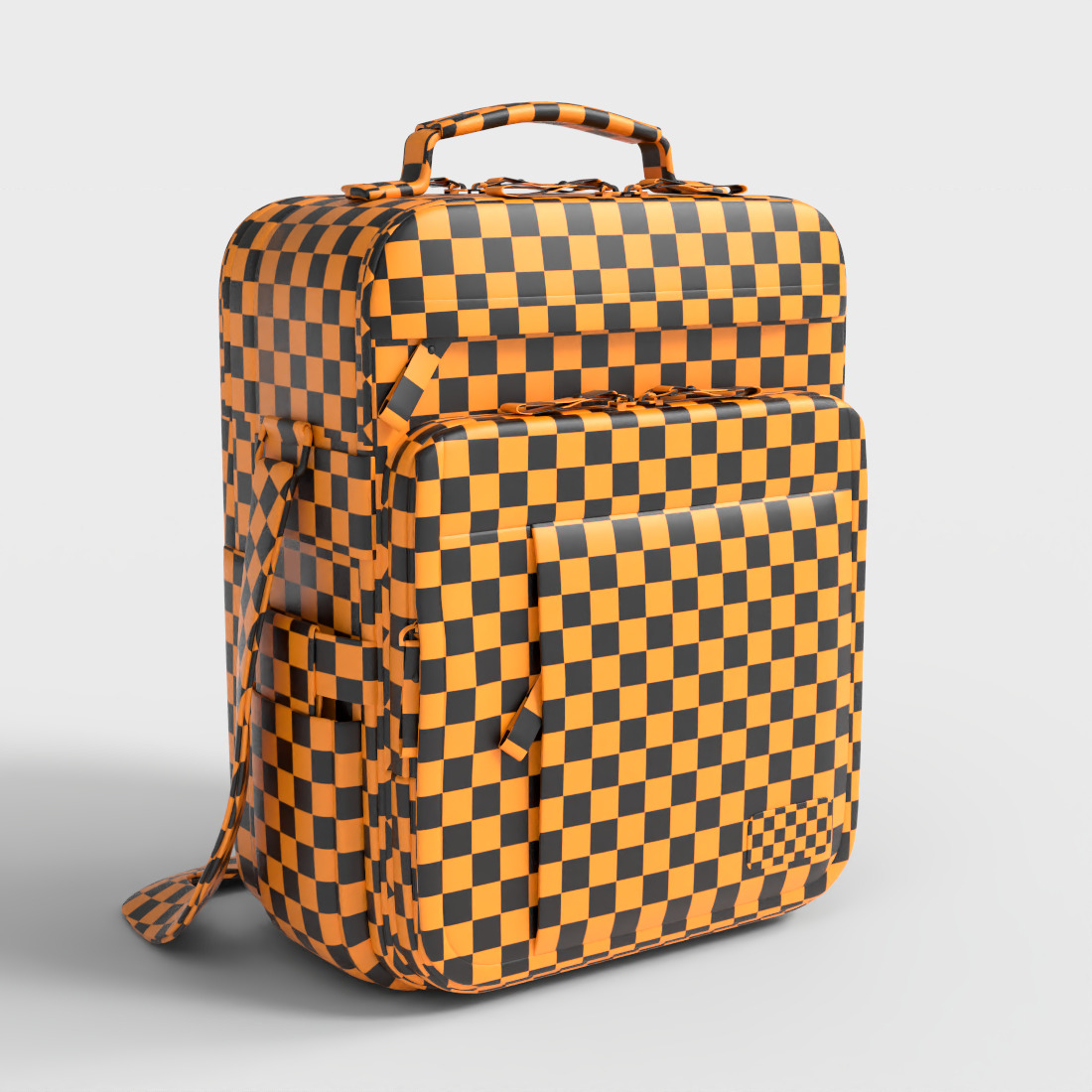 MESSENGER BAG Low-poly 3D model_6