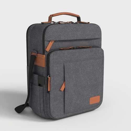 MESSENGER BAG Low-poly 3D model