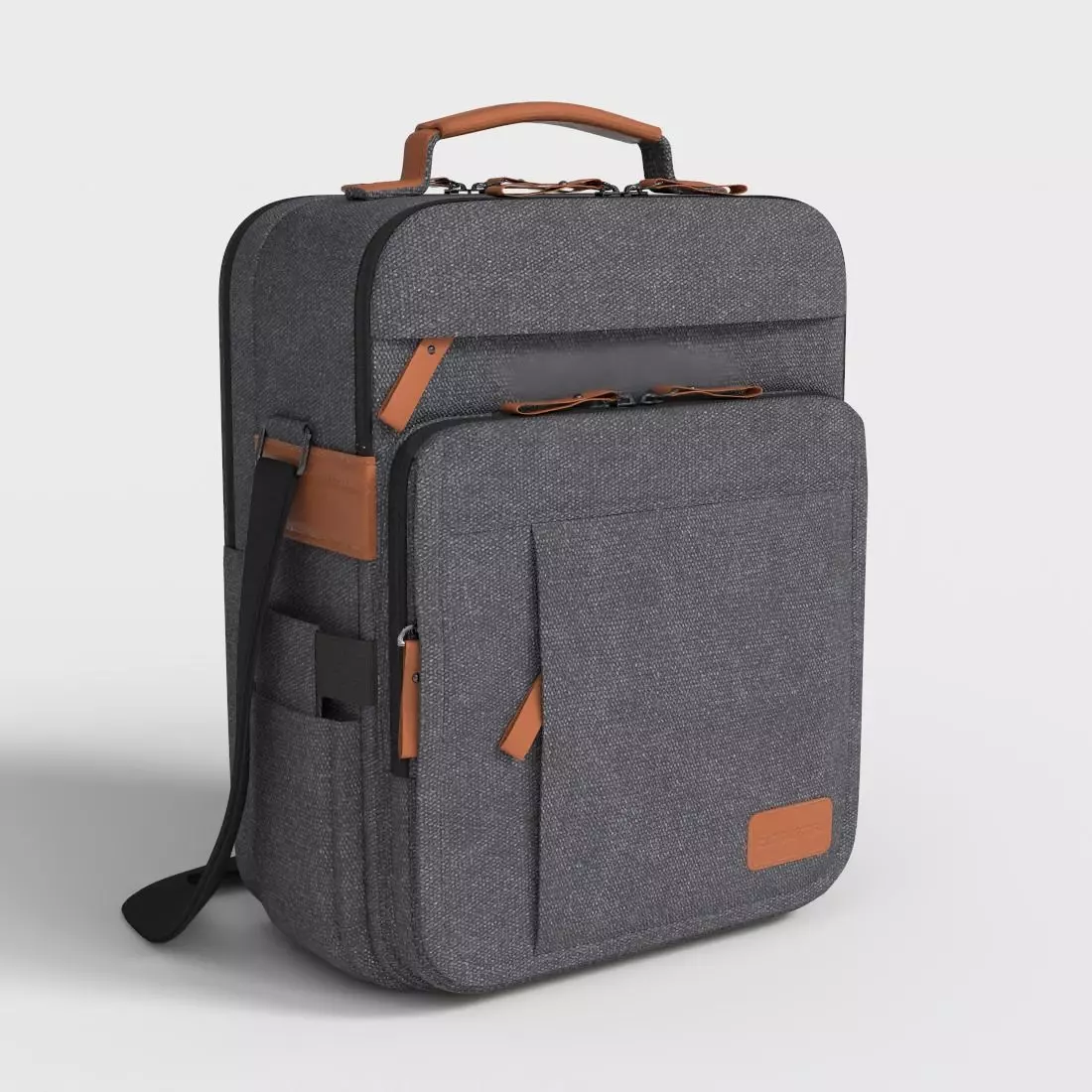 MESSENGER BAG Low-poly 3D model_0