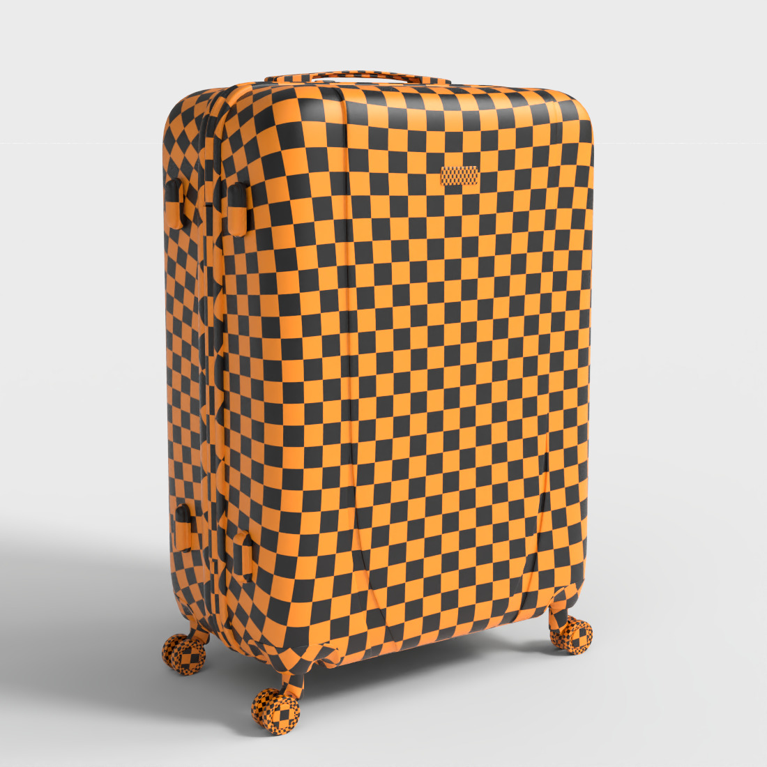 MEDIUM SIZE SUITCASE Low-poly 3D model_7