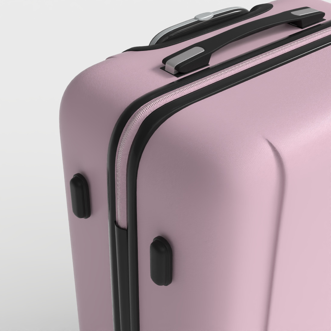 MEDIUM SIZE SUITCASE Low-poly 3D model_5