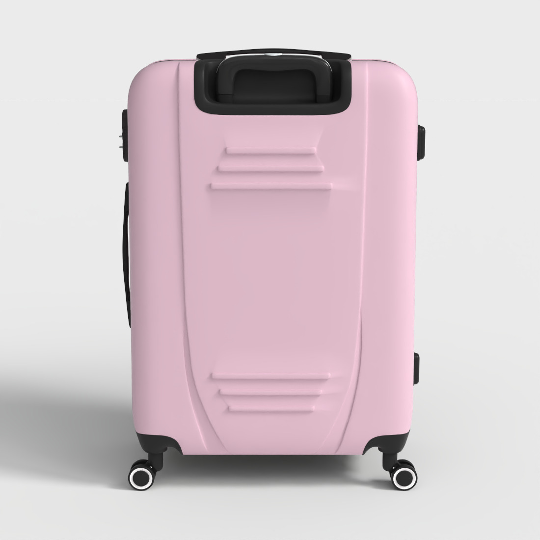 MEDIUM SIZE SUITCASE Low-poly 3D model_3