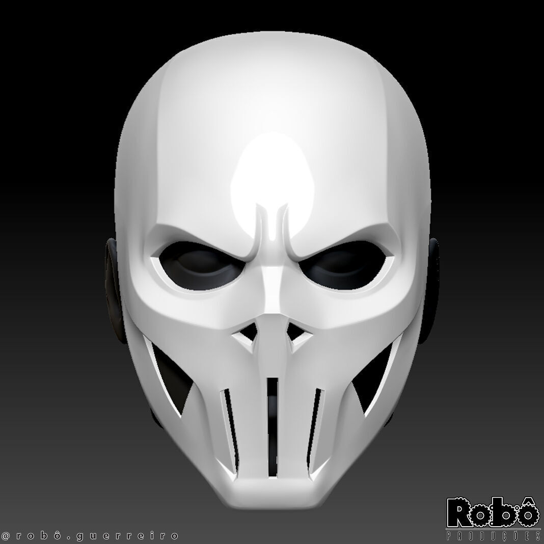 Robot ZERO Cyberpunk Techwear Mask 3D print model_1