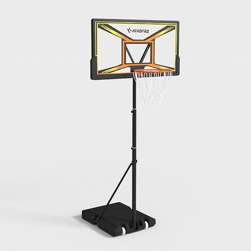 PORTABLE BASKETBALL HOOP Low-poly 3D model