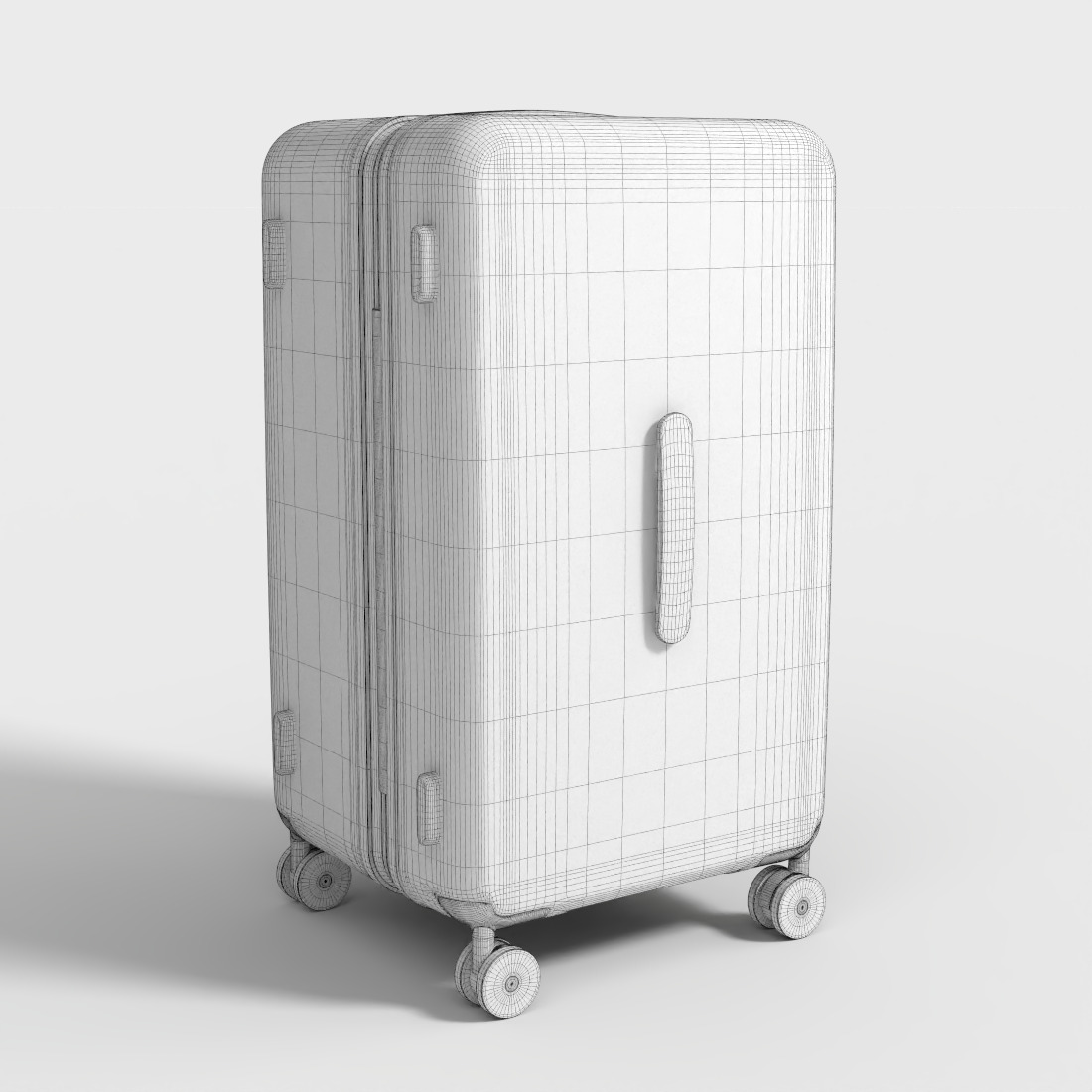 SAMSONITE CABIN SUITCASE Low-poly 3D model_8