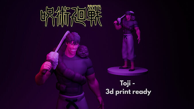 Toji Fushiguro - Jujutsu Kaisen 3D print model