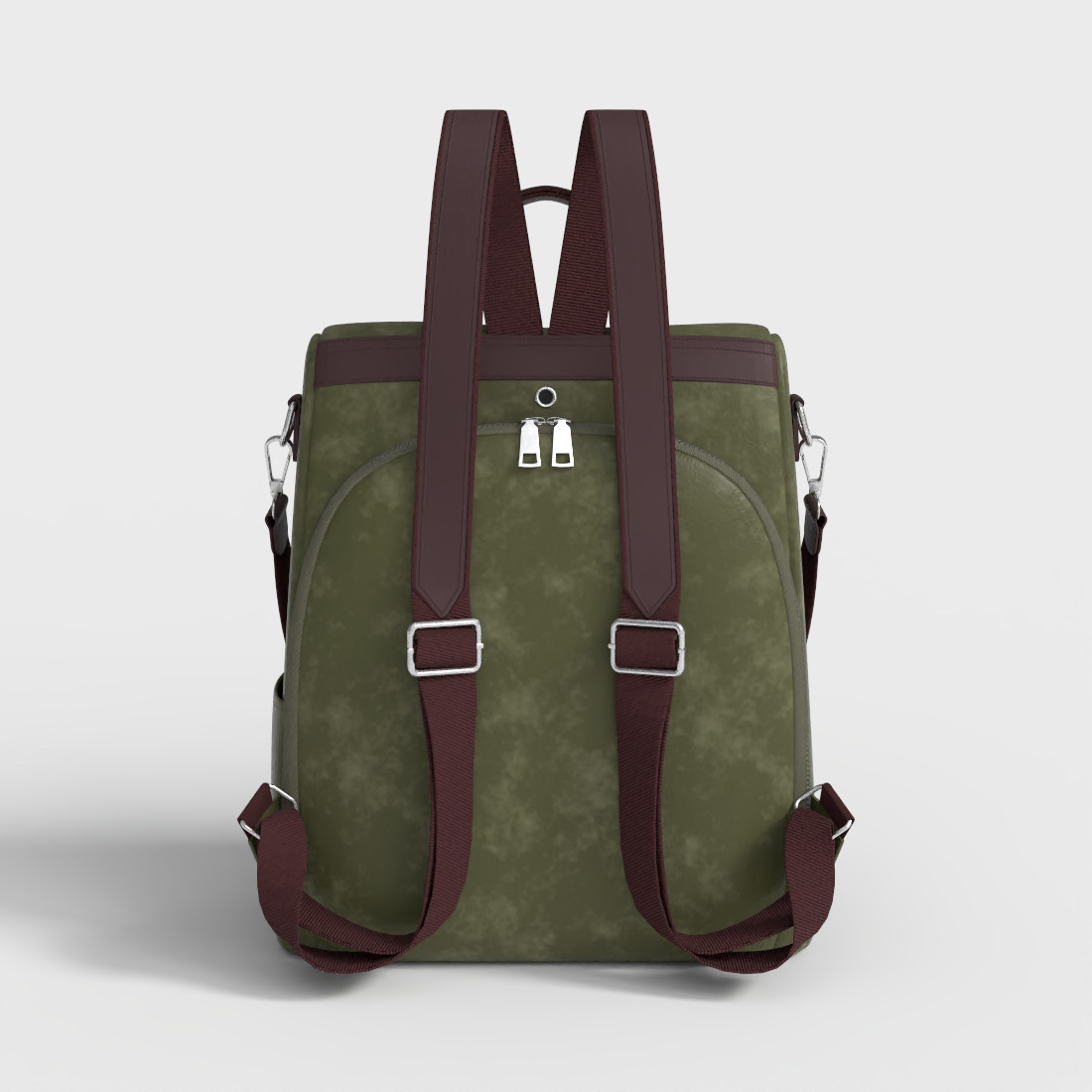 RETRO WOMENS HANDBAG Low-poly 3D model_3