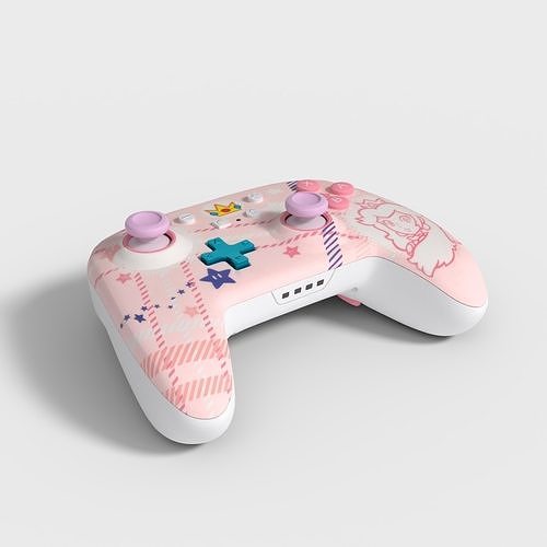 WIRELESS GAMEPAD CONTROLLER Low-poly 3D model