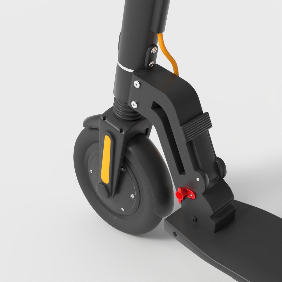 FOLDABLE ELECTRIC SCOOTER Low-poly 3D model_5