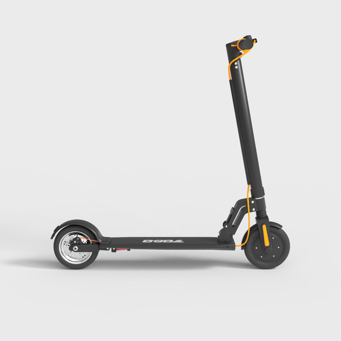 FOLDABLE ELECTRIC SCOOTER Low-poly 3D model_2