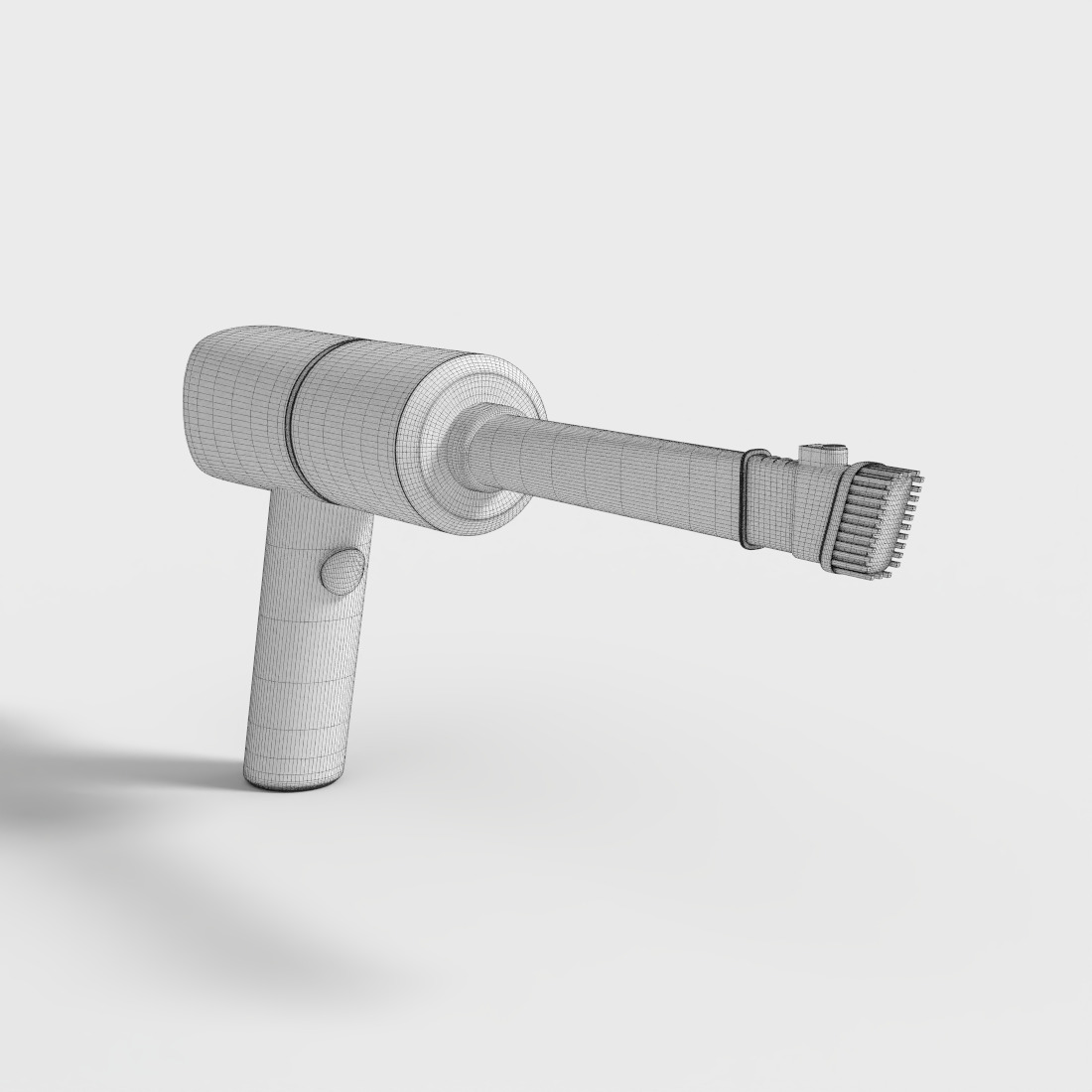 HANDHELD VACUUM CLEANER Low-poly 3D model_7