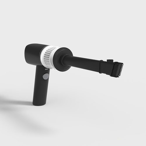 HANDHELD VACUUM CLEANER Low-poly 3D model