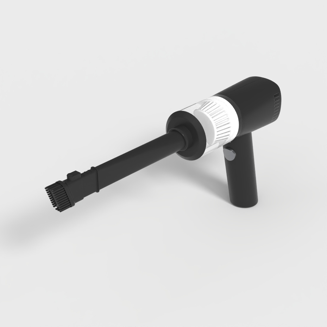 HANDHELD VACUUM CLEANER Low-poly 3D model_4