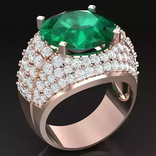 Modern Men Ring 3D CAD File 6MR055