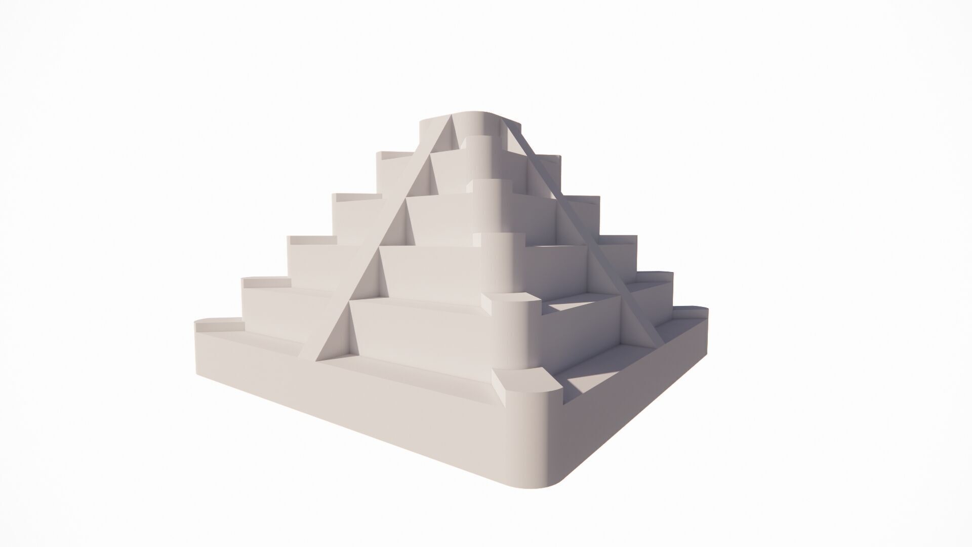 Triangle pyramids 3D algorithmic designs and forms 3D print model_6