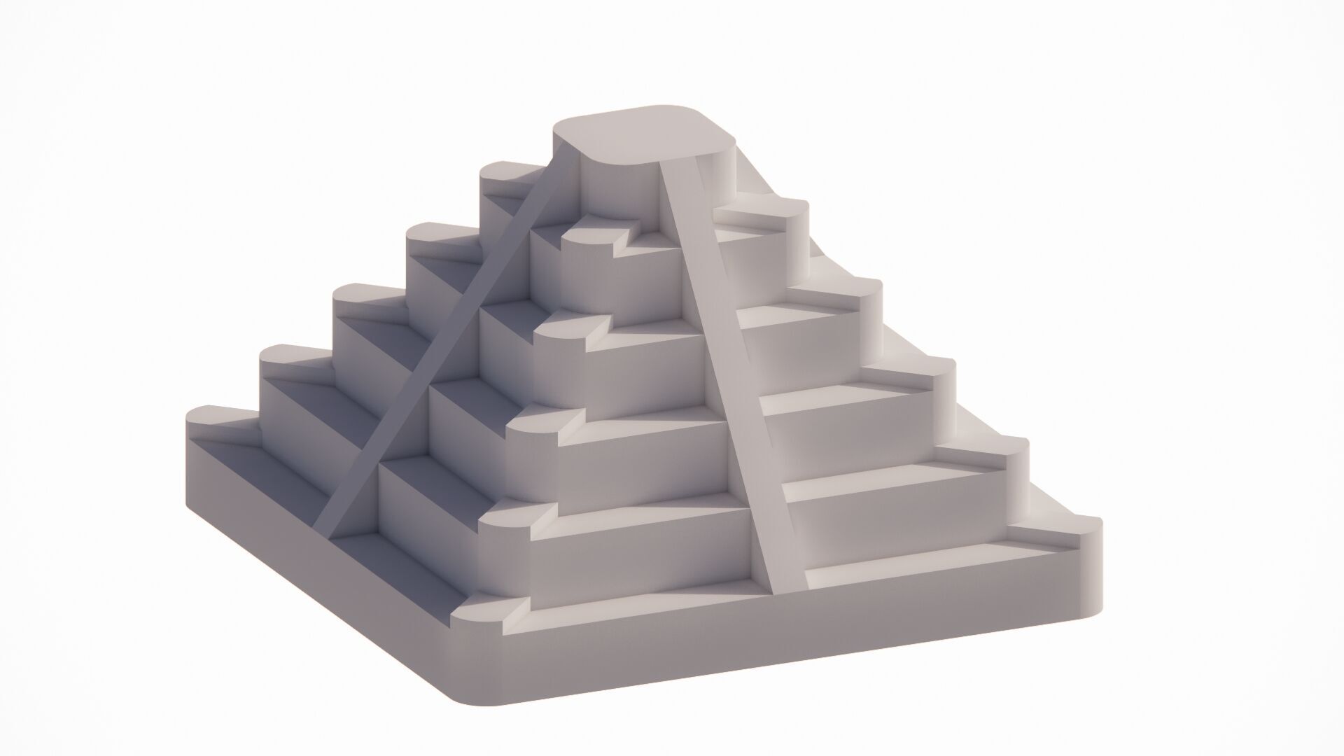 Triangle pyramids 3D algorithmic designs and forms 3D print model_2