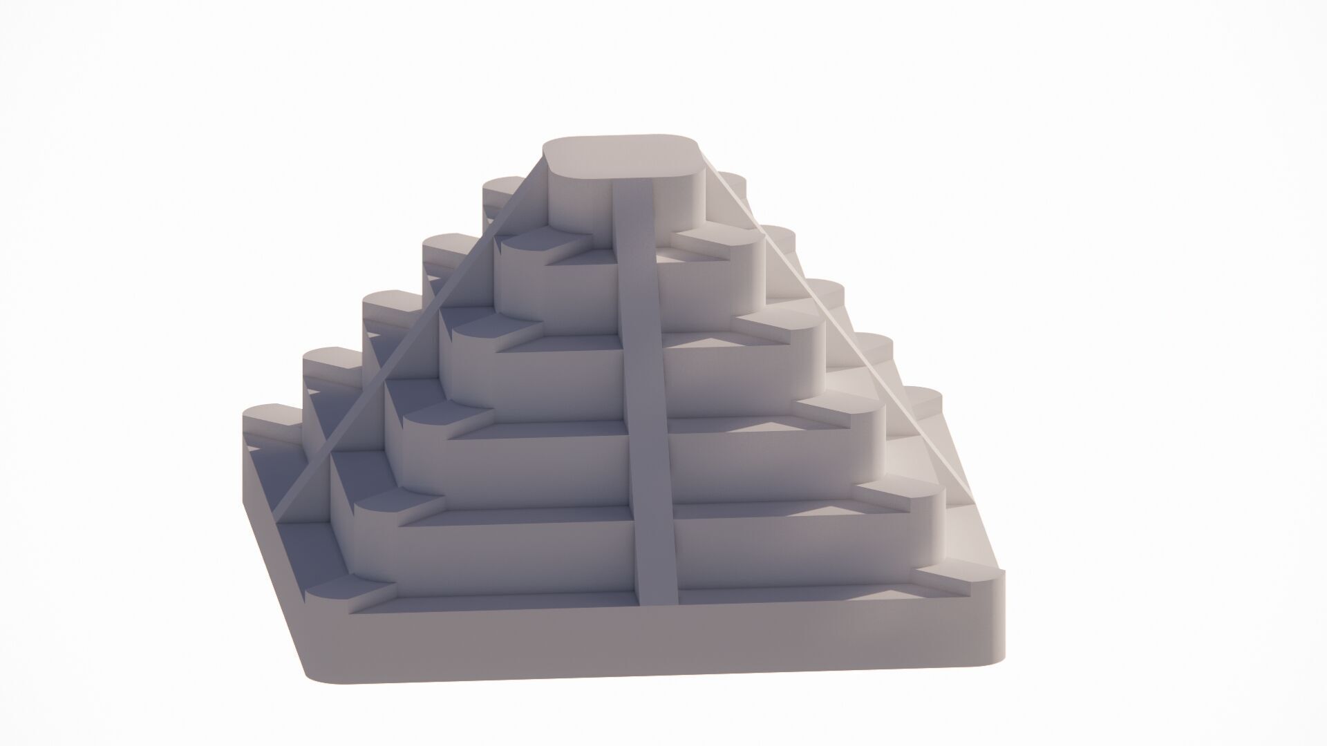 Triangle pyramids 3D algorithmic designs and forms 3D print model_9