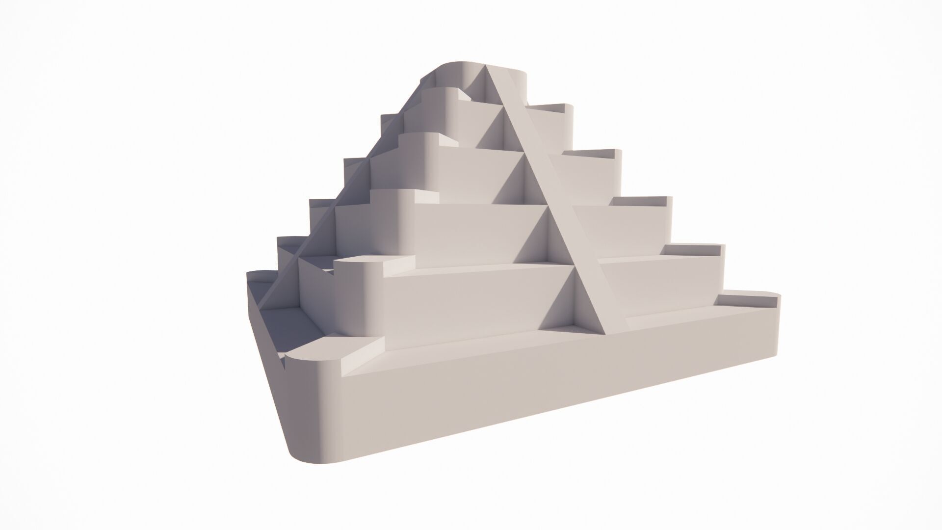 Triangle pyramids 3D algorithmic designs and forms 3D print model_13