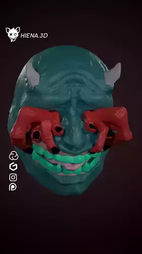 Blind Demon mask