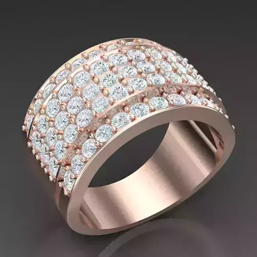 Modern Men Ring 3D CAD File 6MR031