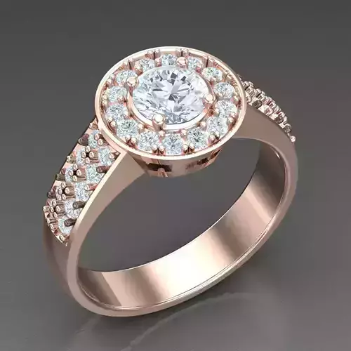 Modern Men Ring 3D CAD File 6MR025