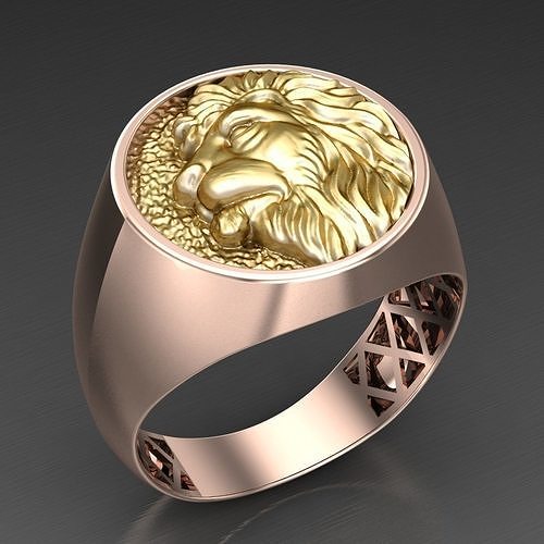 Modern Men Ring 3D CAD File 6MR023 3D print model
