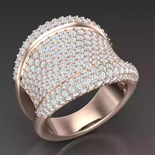 Modern Men Ring 3D CAD File 6MR020