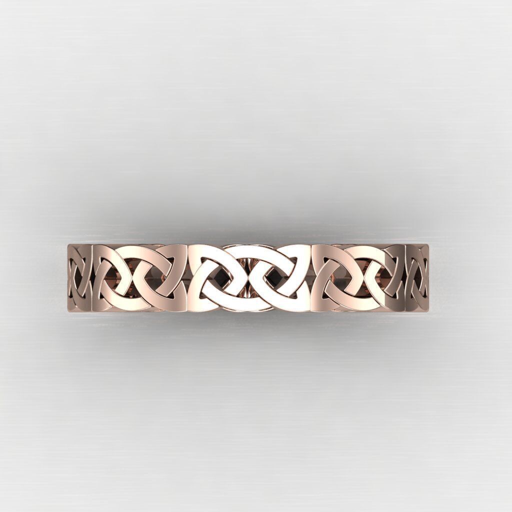 Modern Men Ring 3D CAD File 6MR011 3D print model_8