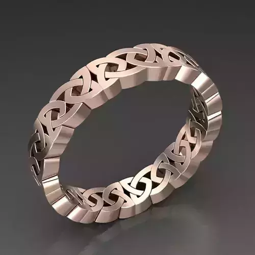 Modern Men Ring 3D CAD File 6MR011